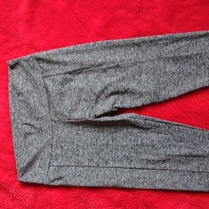 LA Image Gray Poly-Blend Leggings Women's Size Medium (M)